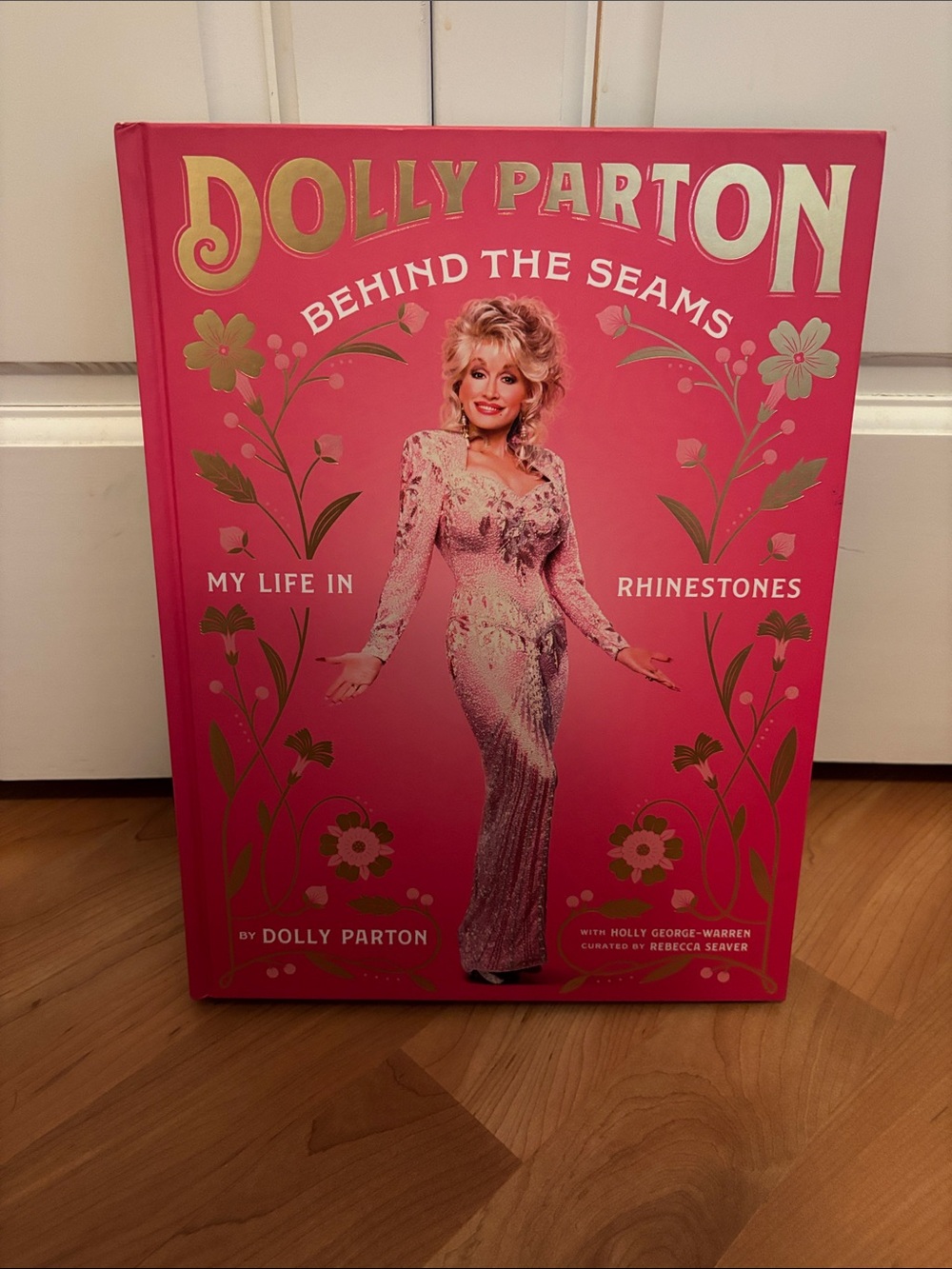 Dolly Parton "Behind the Seams" Pink Hardcover Book